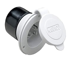 Picture of Marinco 200BBIWRV 20 Amp 125V RV Power Inlet White Front Mount