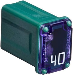 Picture of Bussmann FMM40 Micro Female Maxi Fuse 40 Amp Slow Blow Time Delay Green