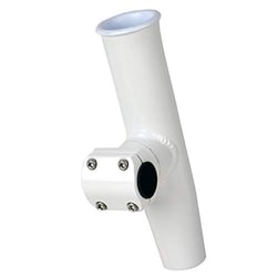 Picture of C.E. Smith 53773 Adjustable Mid Mount Rod Holder 7/8" or 1" OD White Aluminum