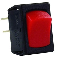 Picture of JR Products 12795 Mini 12V Rocker Switch SPST On/Off Red/Black