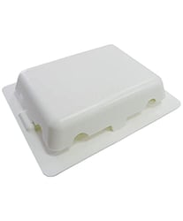 Picture of Dr. Shrink DS-683W Weathertight Self-Adhesive Shrink Wrap Vent 4" x 5" White
