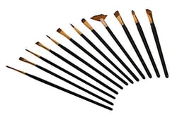 Picture of Performance Tool W228 12-Piece Detail and Touch-Up Brush Set