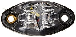Picture of Valterra DG52440VP Dragon's Eye LED Marker Light - Amber - 2 Diode - Clear Lens