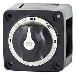 Picture of Blue Sea Systems 6008200 M-Series 3-Position Battery Selector Switch Black
