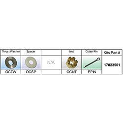 Picture of Solas 17023501 Fixed Hub Prop Hardware Kit - BRP Type D