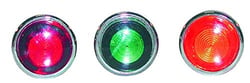Picture of Sierra UN21320 Large Amber Indicator Light 12V DC 1/2" Mounting Hole