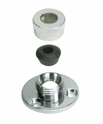 Picture of Whitecap Industries S-0717C Chrome Plated Brass Cable Outlet 5/16 Inch