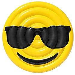 Picture of Sportsstuff 54-3016 Emoji Glasses Inflatable Pool Float, 62 Inch