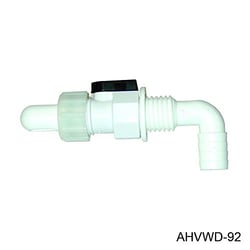 Picture of T-H Marine AHVWD-92-DP Aerator Spray Head with Washdown Combo - White 90 Degree