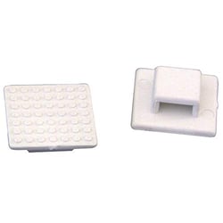 Picture of Weldmount 803900 Small White Cable Tie Mount AT-3 100 Pack