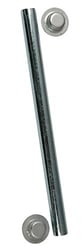 Picture of C.E. Smith 10701A Roller Shaft 1/2" x 6-1/4" with Cap Nuts Zinc Plated