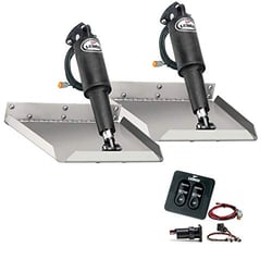Picture of Lenco TT9X12E 9x12 Edge Mount Trim Tab Kit with Standard Tactile Switch