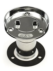 Picture of Whitecap Industries S-7021C 1-1/2" Gas Hose Deck Fill with Splash Guard