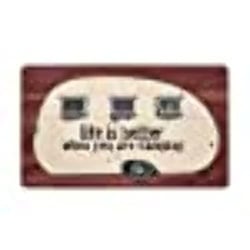 Picture of Kittrich CAMP-15341-20 Life Is Better When You Are Camping Anti-Fatigue Kitchen Mat 18x30