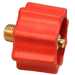 Picture of AP ME519 Type 1 QCC Propane Connector 1-5/16 Female ACME x 1/4 MNPT Red