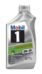 Picture of Mobil 124547 Mobil 1 ESP 0W-30 Full Synthetic Motor Oil - 1 Quart