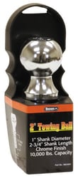Picture of Buyers 1802007 Chrome Towing Ball 2in x 1in x 2-3/4in 10,000 lbs