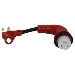 Picture of Valterra A103050D90 30A to 50A RV Power Adapter Cord 90 Degree with LED
