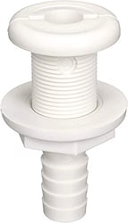 Picture of Attwood Marine 3872-1 Threaded Hose Connector 5/8 Inch White