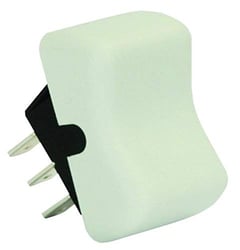 Picture of JR Products 13075 SPDT On-On Rocker Switch White