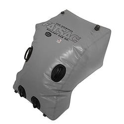 Picture of FatSac C1046 Yamaha Jet Boat Custom 21 ft 725 lb Ballast Bag with Fittings - Grey