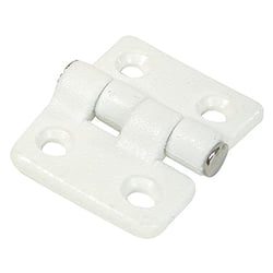 Picture of Whitecap Industries S3035C White Nylon Butt Hinge 1-1/2" x 1-3/8"