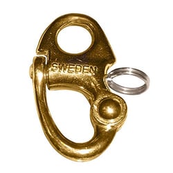 Picture of Ronstan RF6002 Brass Snap Shackle Fixed Bail 59.3mm