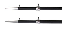Picture of Tigress 88679-1 XD 3K Carbon Fiber Telescoping Outrigger Poles 18' x 1.5" Matte Black (Pair)