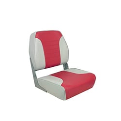 Picture of Springfield Marine 1040655 Economy Folding Boat Seat Grey/Red