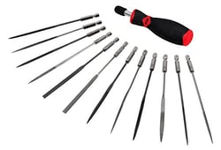 Picture of Performance Tool W5391 12-Piece Micro File Set with Hex Shank