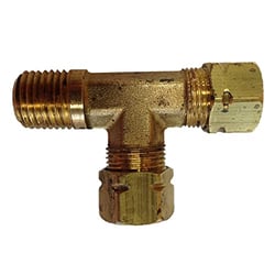 Picture of Uflex 171CA-6-4 Male Run Tee Fitting 3/8" x 3/8" Tube x 1/4" NPT