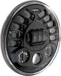 Picture of J.W. Speaker 0555011 Model 8790 Adaptive LED Headlight with Black Bezel