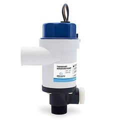 Picture of Albin 01-05-076 Twinport Aerator Pump 1100 GPH 12V