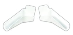 Picture of JR Products 655-FLEX-PW-A Flexible RV Gutter Extension Rain Spouts Polar White
