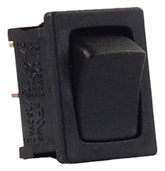 Picture of JR Products 127815 Mini 12V On/Off Rocker Switch Black - 5 Pack