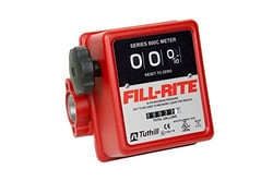 Picture of Fill-Rite 807C1 3-Wheel Mechanical Fuel Meter 1 Inch NPT