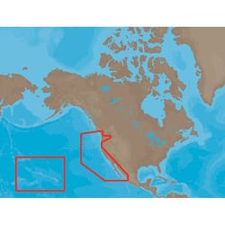 Picture of C-Map NA-M024SDCARD Marine Navigation Chart US West Coast and Hawaii