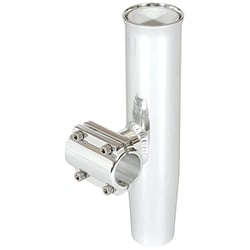 Picture of Lee's Tackle RA5203SL Clamp-On Rod Holder Silver Aluminum Horizontal Mount 1.660" O.D. Pipe