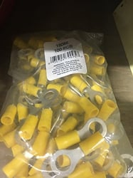 Picture of Pico Wiring 1908E 12-10 AWG 5/16" Ring Terminal Connectors 100-Pack