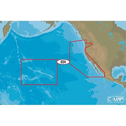 Picture of C-Map M-NA-D024-MS 4D Chart US West Coast & Hawaii SD Card
