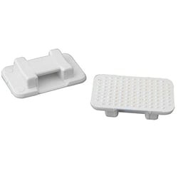 Picture of Weldmount 805500 Large White Nylon Cable Tie Mount AT-5 (500 Pack)