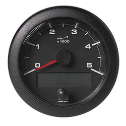 Picture of VDO Gauges A2C1065720001 Veratron OceanLink NMEA 2000 Marine Tachometer 5000 RPM 85mm Black