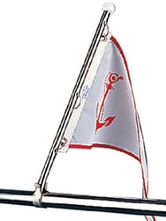 Picture of Sea-Dog Line 328115-1 Pulpit Flag Pole for 7/8" and 1" Rail Tubing