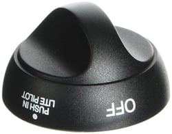 Picture of Suburban Mfg 140241 Thermostat Control Knob for RV Oven - Black