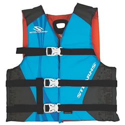 Picture of Stearns 2000036885 Antimicrobial Nylon Vest Life Jacket Blue 30-50 lbs Youth