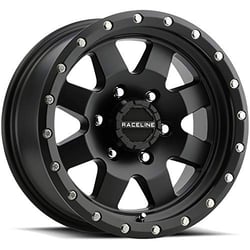Picture of Raceline Wheels 935B55012 Defender 15x5 Trailer Wheel 5x4.5 Black