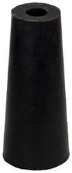 Picture of JR Products 10695 Universal Door Bumper - Black Rubber 2-1/4 Inch