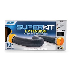 Picture of Camco 39663 RV Sewer Hose Extension Kit 10ft with Swivel Fittings
