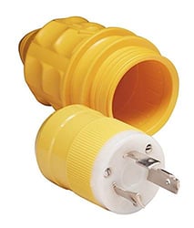 Picture of Marinco 305CRPN.VPK 30A 125V Locking Shore Power Plug with Boot Cover