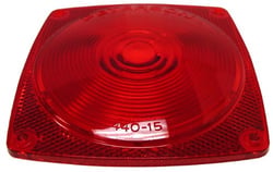 Picture of Peterson Fluid 440-15 Replacement Rear Lens Red Stop and Tail Light